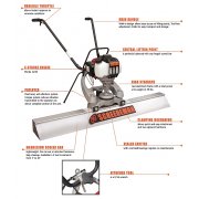 MBW ScreeDemon Concrete Screed Drive Unit Honda GX35 4-Stroke Petrol Engine